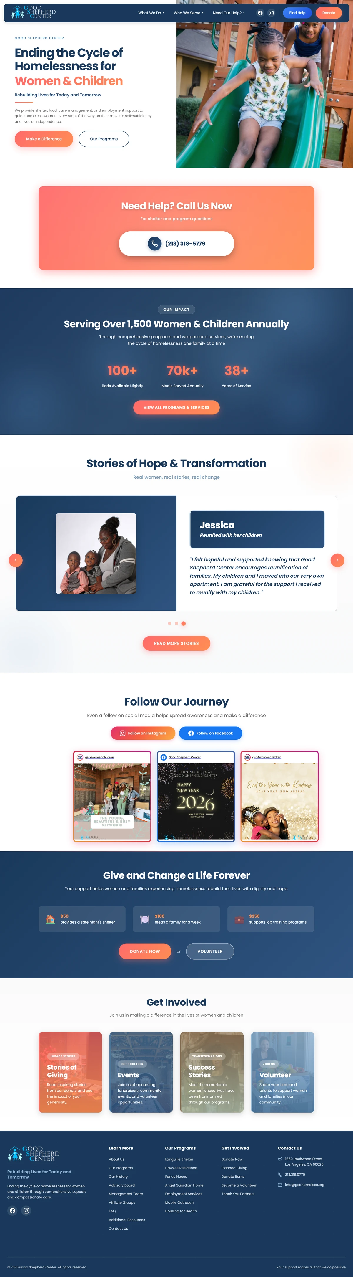 Good Shepherd Center website